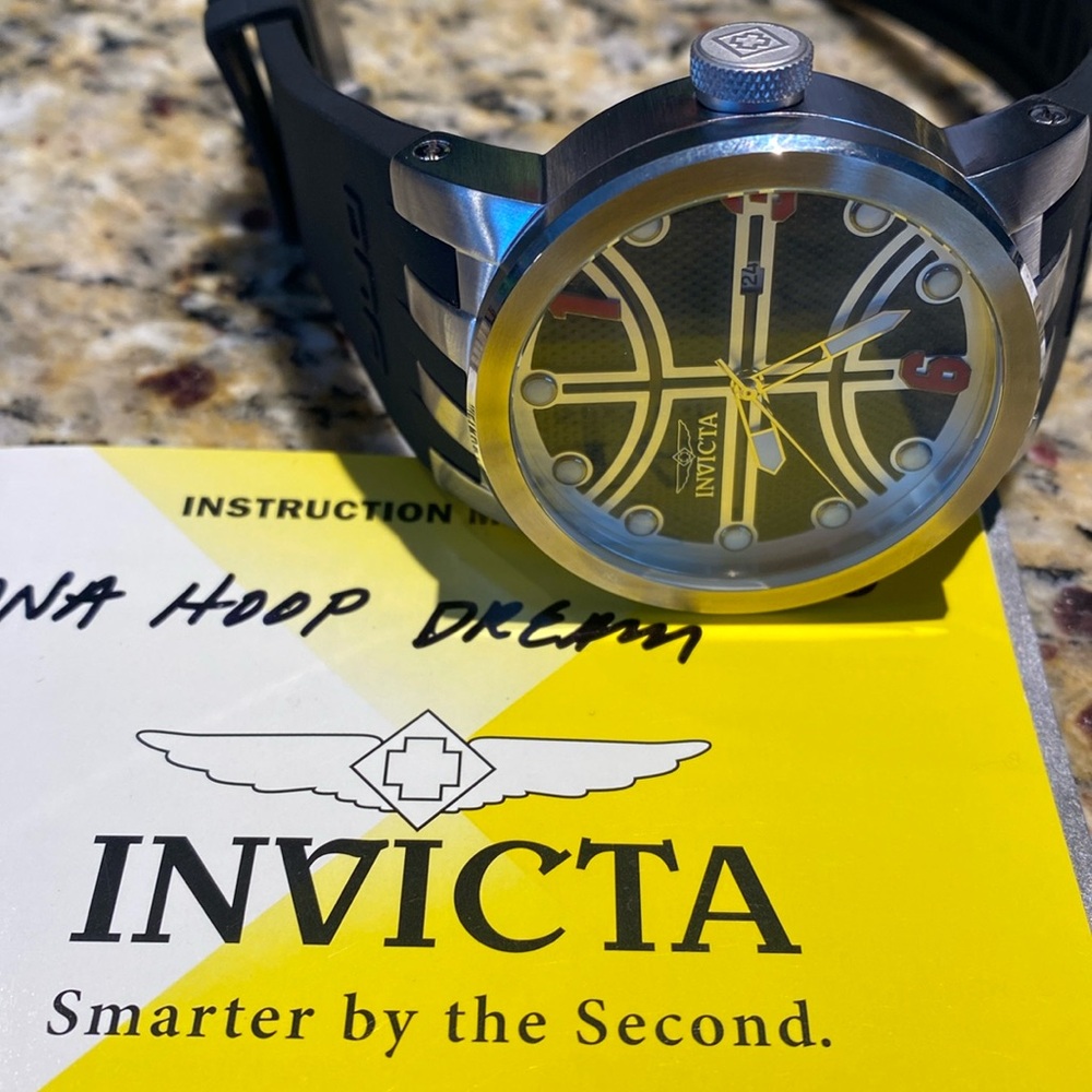 Invicta Men’s DNA “Hoop Dream” Swiss Quartz Watch, Model 10396. NEVER WORN!